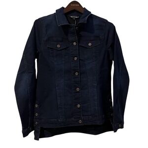 DG2 by Diane Gilman / Dark Wash Denim Jacket / Small